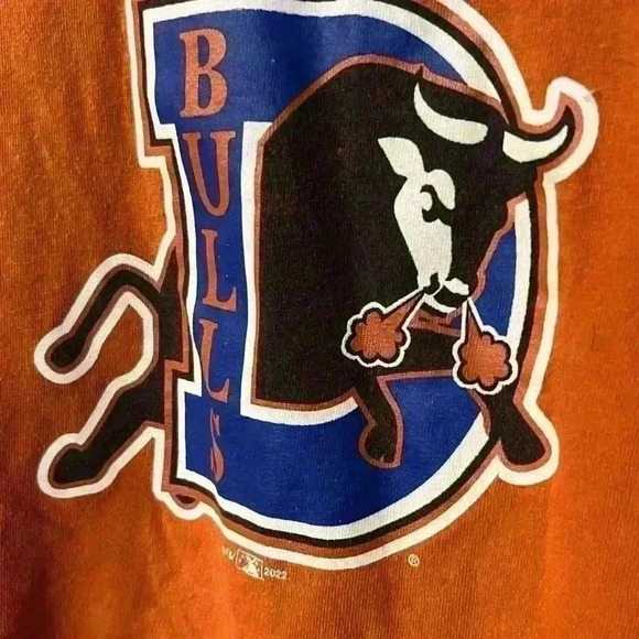 Durham Bulls Baseball Youth Long Sleeved Champion T Shirt - Picture 2 of 4